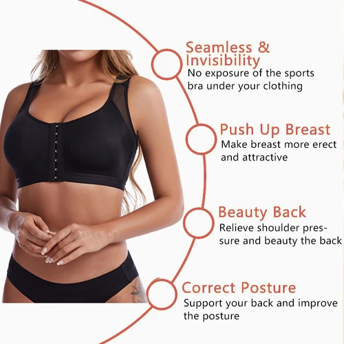 Women Post Surgery Bra Post Surgery Support Compression Brasier Post Operatorio - Picture 9 of 31
