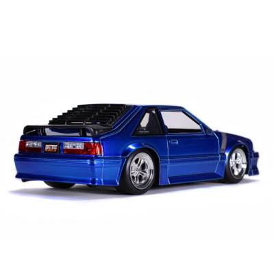 Jada Toys Bigtime Muscle Series: 1989 Ford Mustang GT (Blue) 1/24