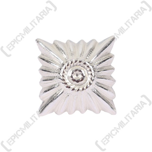 WW2 German Officer's Premium Silver Rank Star Pip - Large - Military Army - Picture 1 of 2