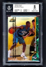 1998-99 Topps Finest - Ricky Davis (RC) Refractors #244 BGS 8