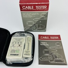 TENMA 72-6268A Enhanced Network Cable Tester  Terminator Zipper Case NEW in Box