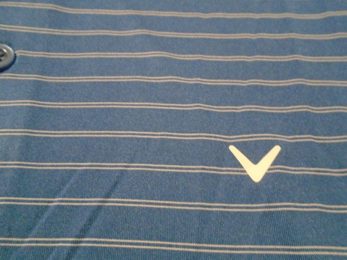NEW MENS SS CALLAWAY OPTI~DRY POLO SHIRT~ COLOUR ~ COLBAT ~ SIZE~XL ~ 52" CHEST - Picture 3 of 5