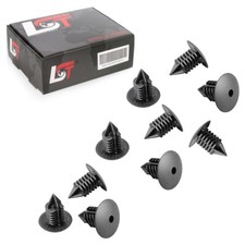 10X Copertura Passaruota Fissaggio Clip Per RENAULT Ø 10Mm Testa 22Mm