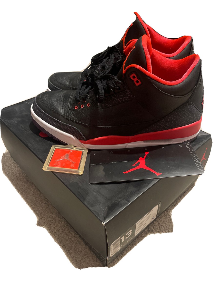 Size 13 - Jordan 3 Retro Crimson 2013 | eBay display picture 3
