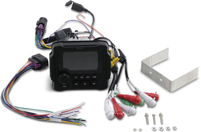 MB QUART Powered Bluetooth AM/FM Gauge Mount Radio w/ Color LED Display GMR-LED