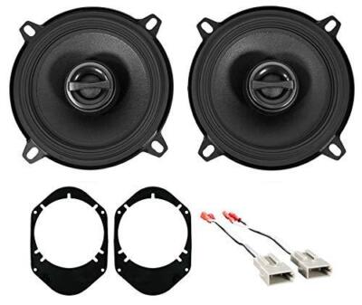 ALPINE S-S50 170 Watt 5.25'' 5 1/4'' Coaxial 2-Way Speaker Bundle With METRA 72-55