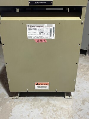 GE 45kva Transformer 3 Phase 480v-208v/120v 460v 440v 220v 230V DELTA WYE  AK 