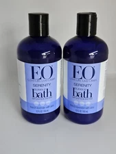 EO Products Bubble Bath Serenity French Lavender w/Aloe 12 Fl. oz (LOT OF 2)