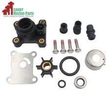 Water Pump Impeller Kit for Johnson Evinrude 9.9-15HP 1974-2007 Replaces 394711