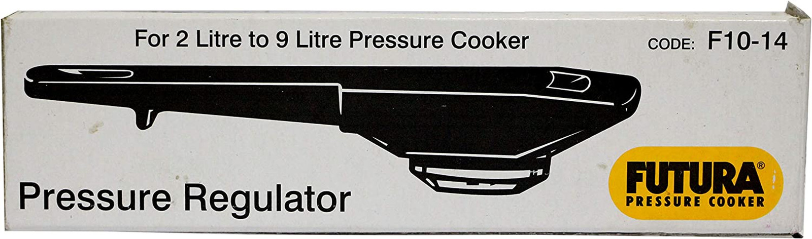 Futura by  F10-14 Pressure Regulator for Hard Anodized Aluminum/Stainless Steel