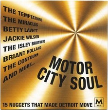 Mojo CD - MOTOR CITY SOUL (15 Nuggets That Made Detroit Move)