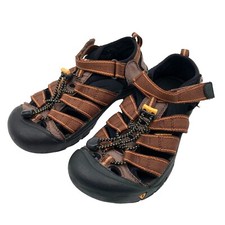 KEEN Kids Newport H2 Sport Sandals Youth Size 4 Brown Waterproof Hiking Trail