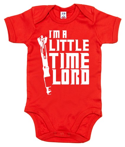 Doctor Who Baby "I'm a Little Time Lord" Bodysuit Babygrow Girl Boy Timelord - Picture 4 of 10
