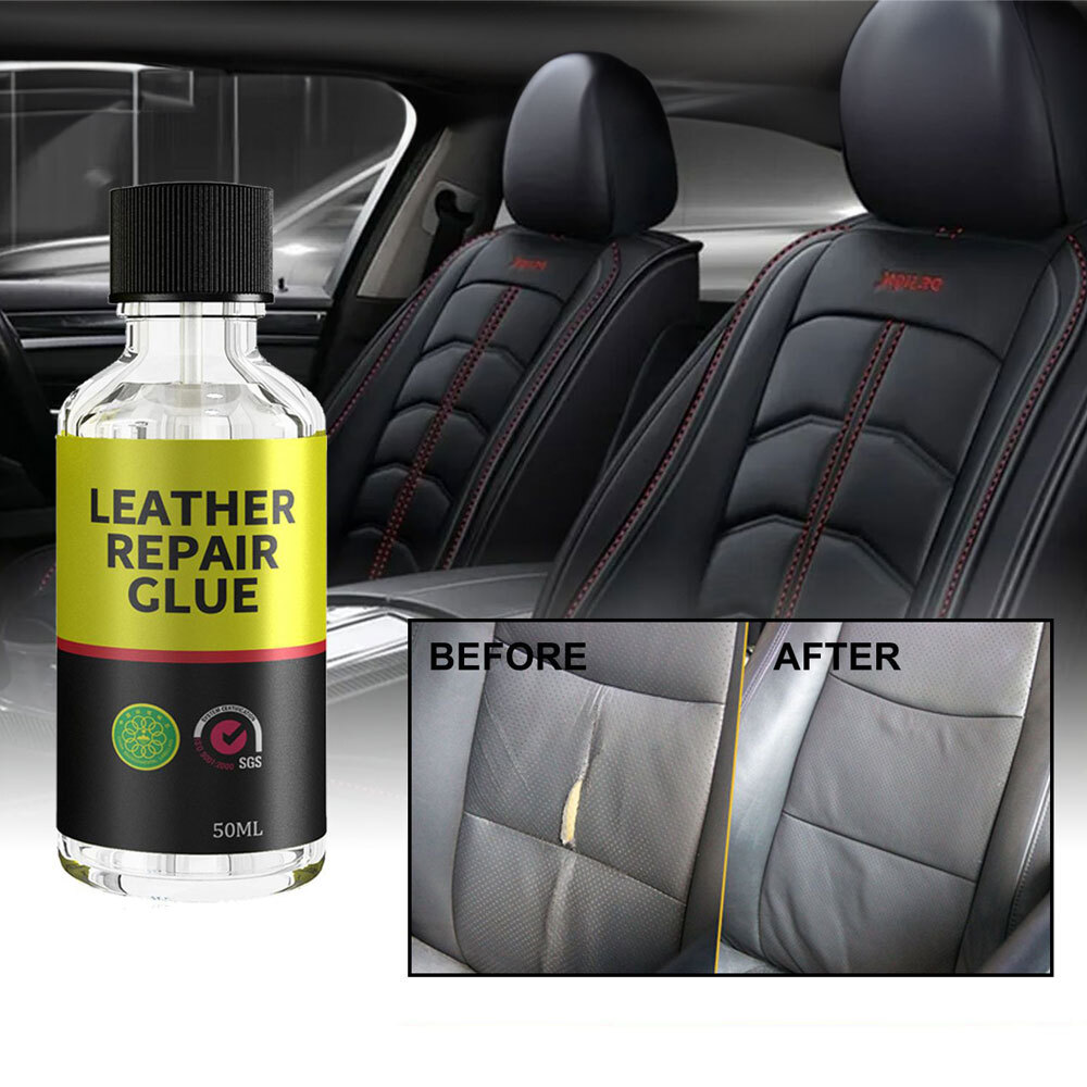 Advanced Leather Repair Gel Kit Filler Restore Car Seat Sofa Scratch Hole Glue