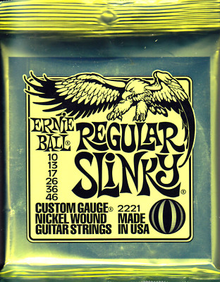 Ernie Ball 2221 Regular Slinky (010-046) Nickel Wound - Saiten für E-Gitarre