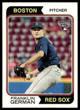 2023 Topps Heritage Franklin German Rookie G73 Boston Red Sox #77