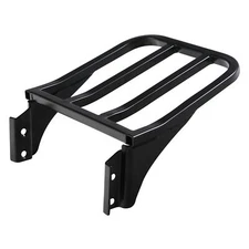 Black Detachable Rear Backrest Luggage Rack Fit For Harley Dyna FXD FXDB 2006-UP