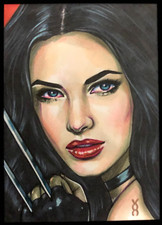 X23 X-23 PORTRAIT VERONICA O'CONNELL VOC PSC ART SKETCH CARD 1/1