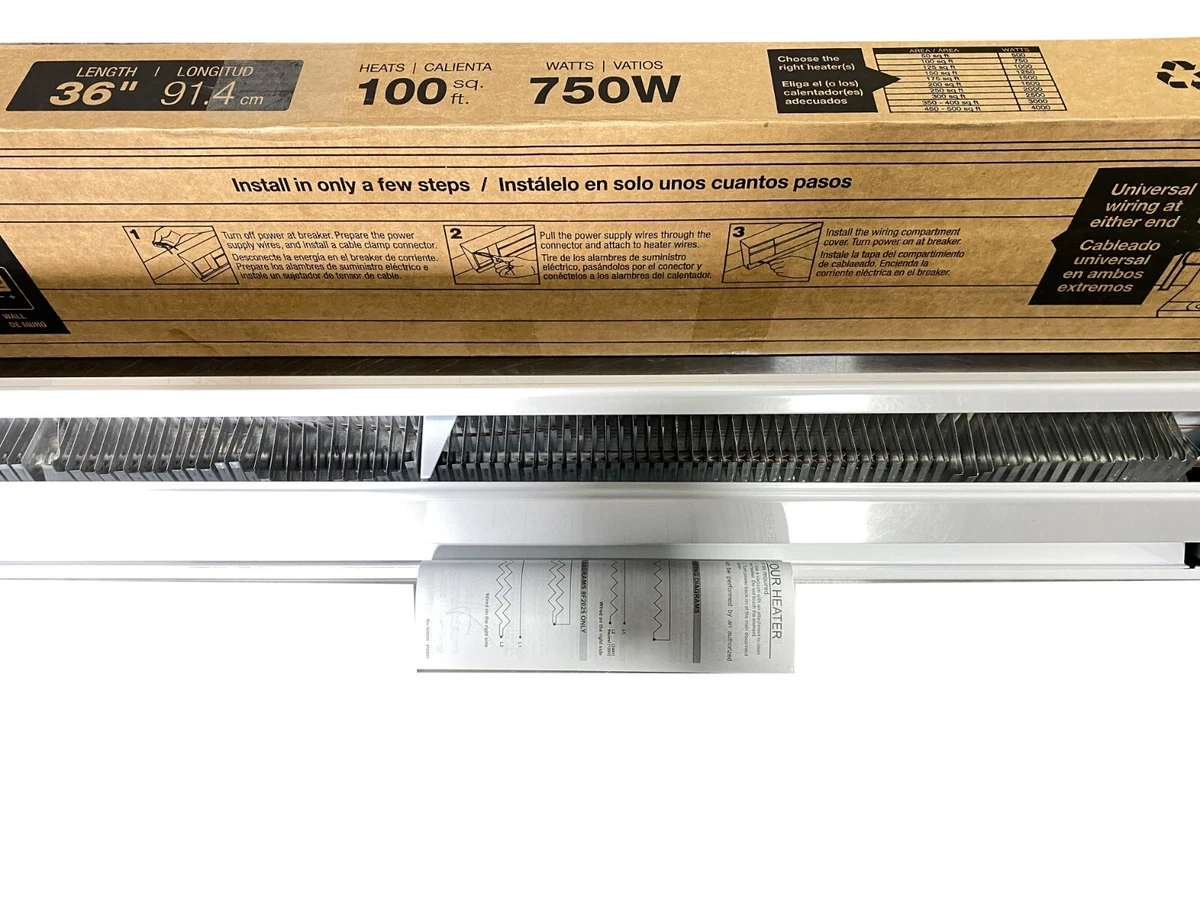 Cadet F Series 36u0026#034; Electric Baseboard Heater (Model: 3F750-1W Part:  05532 ) 27418055323 | eBay
