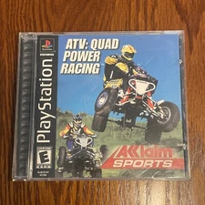 ATV: Quad Power Racing 2000 For PlayStation 1 Rated E W/ Manual - Tested Working