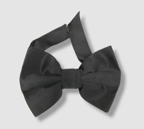 Emporio Armani Negro 100% Corbatas de seda para hombres