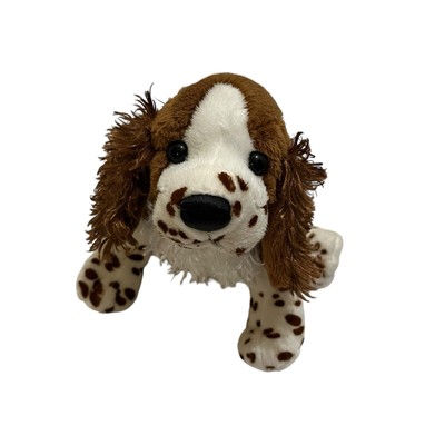 Realistic Dog Plush SPRINGER SPANIEL 9'' Bean Stuffed Animal Webkins NO CODE Ganz