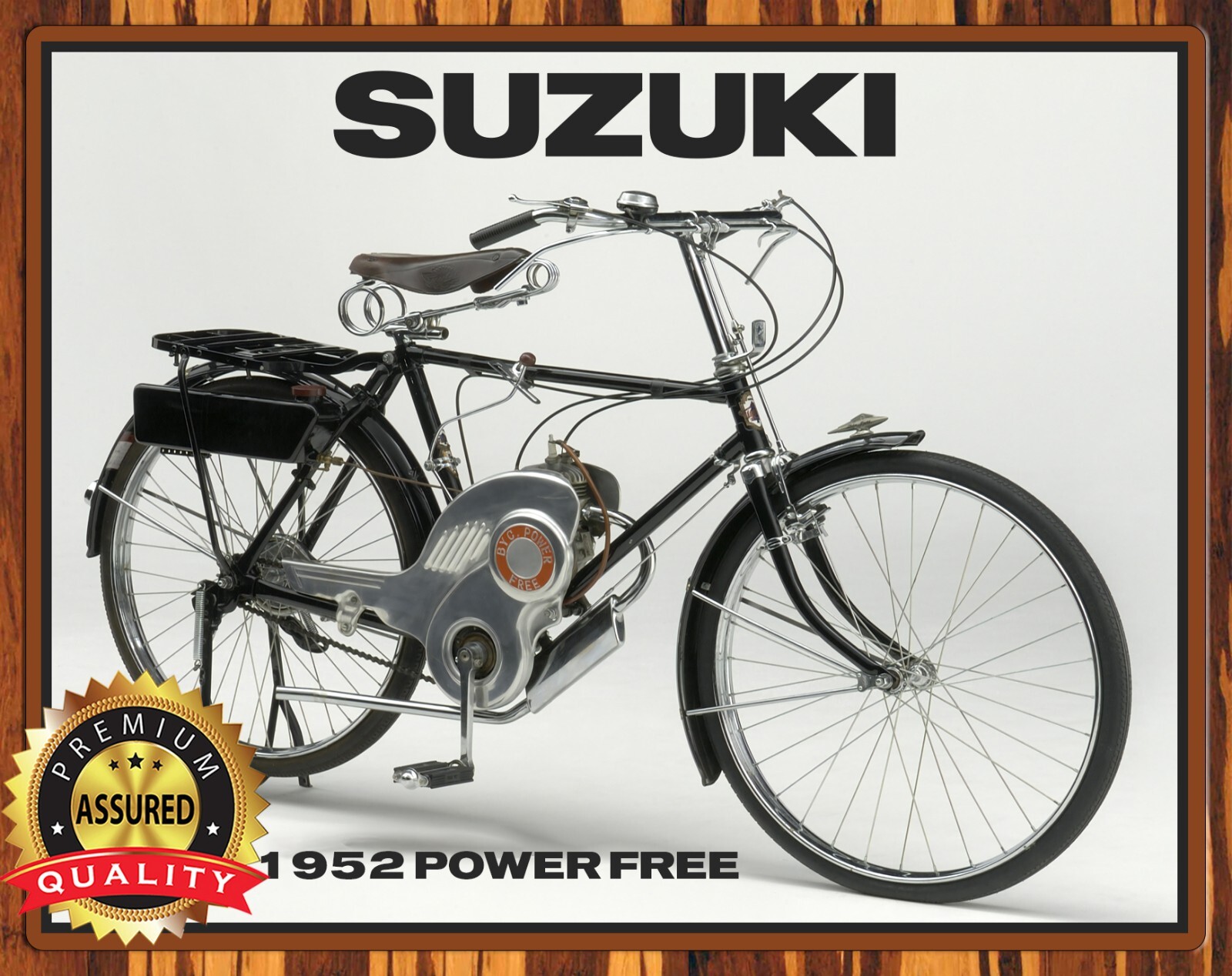 1952 Suzuki - Power Free - Metal Sign 11 x 14 | eBay