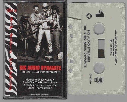 Big Audio Dynamite This is Big Audio Dynamite  (Cassette, 1985 CBS) VG-VG+ - Picture 1 of 3