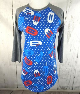red white and blue popsicle shirt