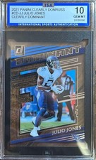 2021 Panini Clearly Donruss - Dominant #CD-JJ Julio Jones Titans