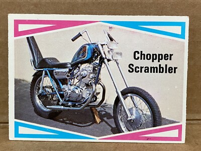 Chopper Scramble Street Chopper Vintage Motorcycle Trading Card GT03533