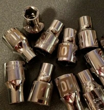 NOS 1/2" drive Craftsman 6pt USA made sockets G2D series pick size ship from USA