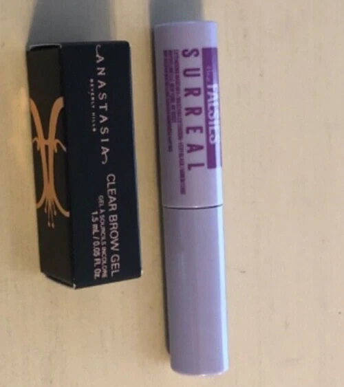 Máscara de pestañas Maybelline Falsies Surrealista (muy negra) y gel transparente para cejas Anastasia (NUEVA) Foto 2 de 4