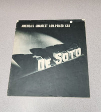 1938 Desoto Sales Catalog