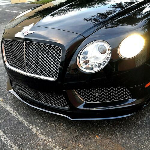 Front Bumper Lip Spoiler Luxe-GT Style For Bentley Continental 2012-2015