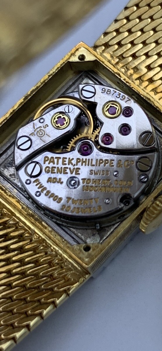 Patek Phillip, 18K Gold Watch Diamond Bezel. Reference #3293 | eBay