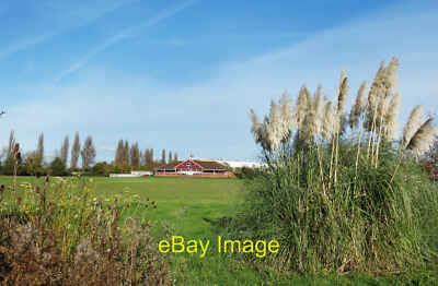 Foto 12x8 Kricketplatz zwischen den Parks Slough zwei Bereiche des alten Parks c2017