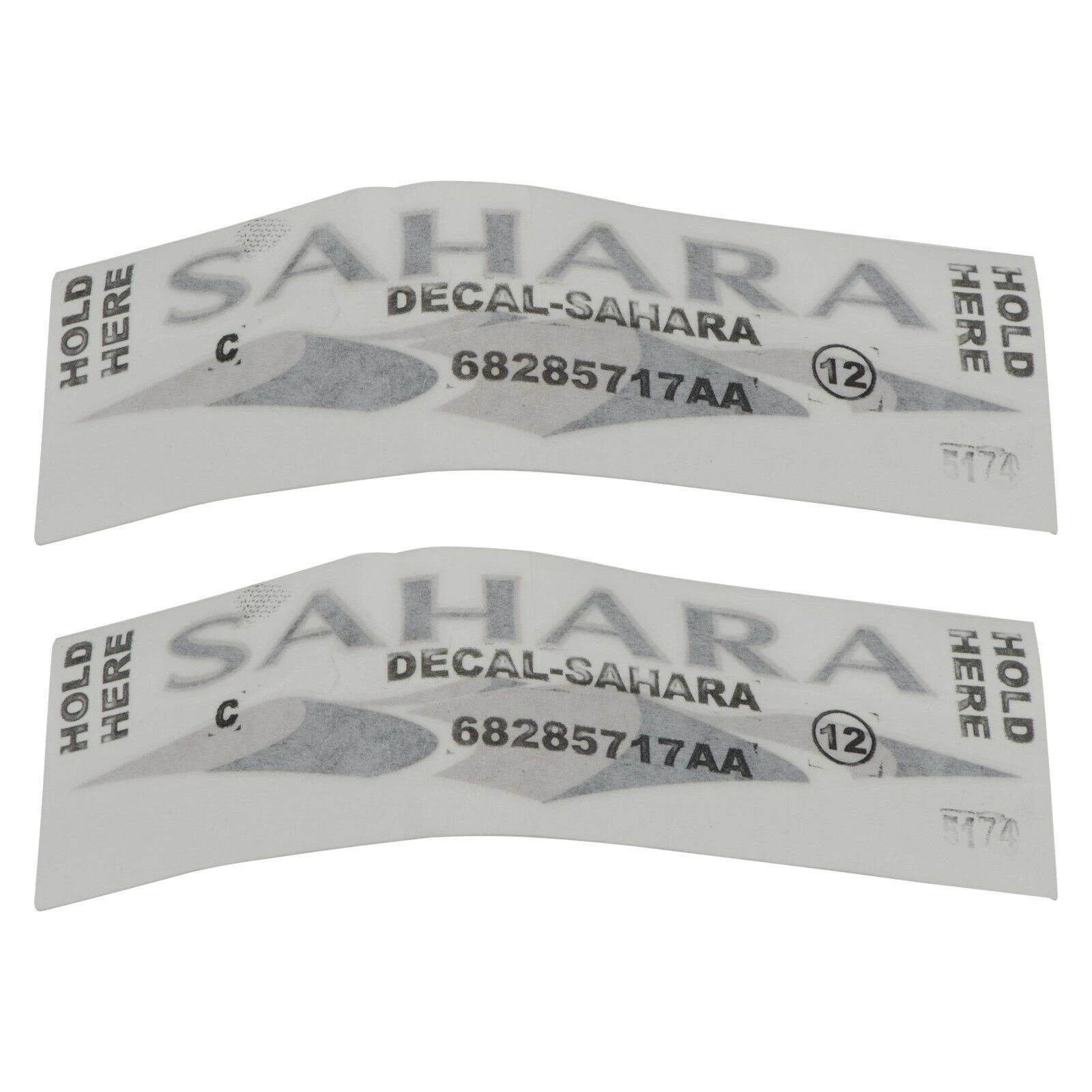 Calcomanía de emblema del guardabarros delantero para Jeep Wrangler 2016-2017 (N/P 68210582AA)