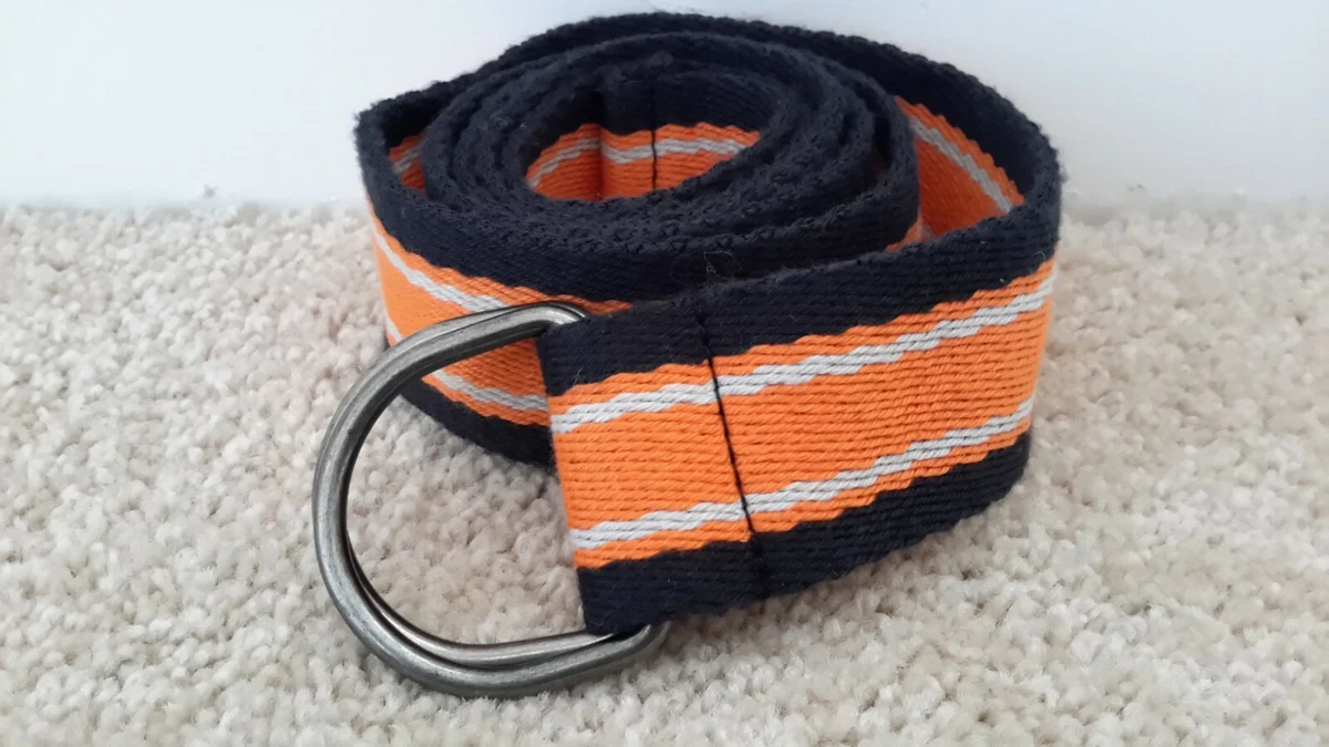 Cloth belt with metal buckle deals