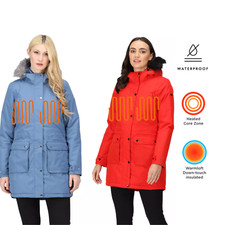 Regatta Womens Voltera Waterproof Parka Jacket Ladies Heated Winter Coat RRP260