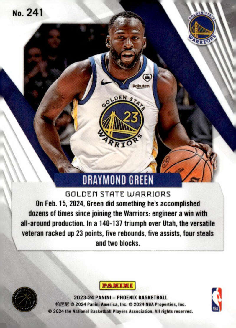 DRAYMOND GREEN 2023-24 Panini Phoenix Base #241 NBA Warriors ID