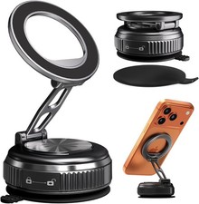 Car Phone Holder for Magsafe, 360  Adjustable Foldable Car Mount 108LBS Stronge