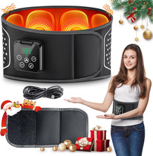 Cordless Heated Lower Back Massager with Vibration  Heat Therapy