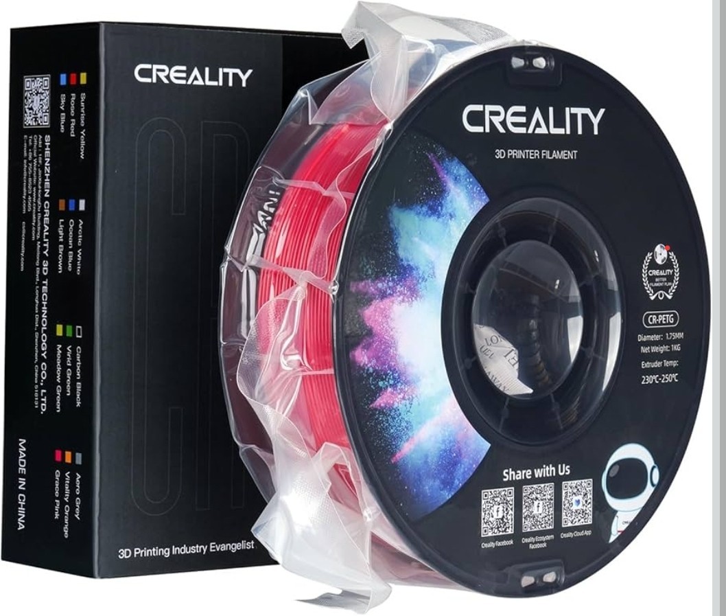 Creality CR PETG 3D Drucker Filament 1,75 mm 1 kg/Rolle UK STORE