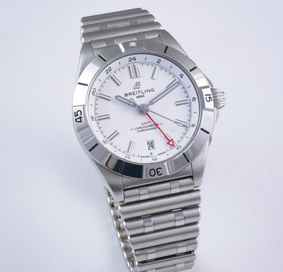 Breitling Chronomat GMT 40 Automatik Herrenuhr mit Box & Papiere Ref. A32398