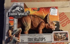 Jurassic World Roarivores Triceratops MISB Mattel electronic sounds 2017