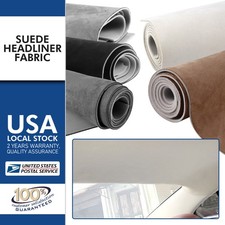 Suede Headliner Fabric Foam Back Roof Liner Upholstery Repair Replace Renovate