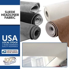 Suede Headliner Fabric Foam Back Roof Liner Upholstery Repair Replace Renovate