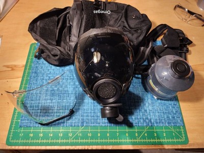 MSA Millennium Gas mask Medium. Police Surplus, NEVER USED. Full