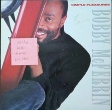 Bobby McFerrin Simple Pleasures Vinyl Record LP VG+/VG MTL1018 1988